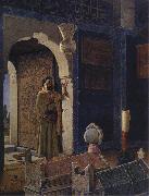 Osman Hamdy Bey, Old Man in front of a Child's Tomb.